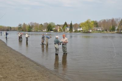 Cours de lancer en rivière